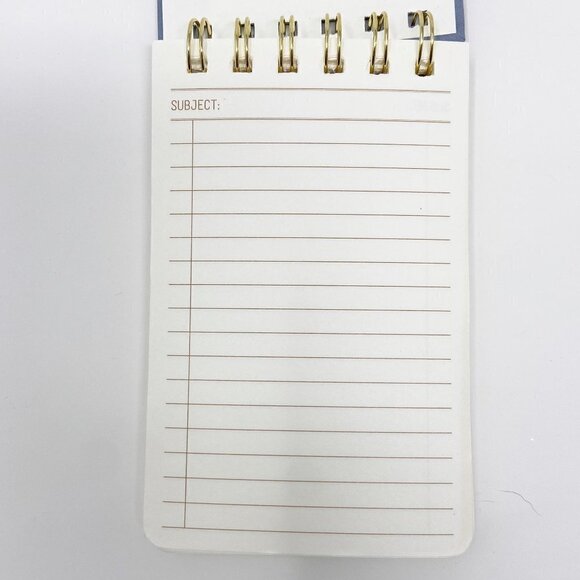 DESIGNWORKS INK | Cloth Covered Spiral Bound Notepad - "Ready To Rock" - Picture 7 of 8